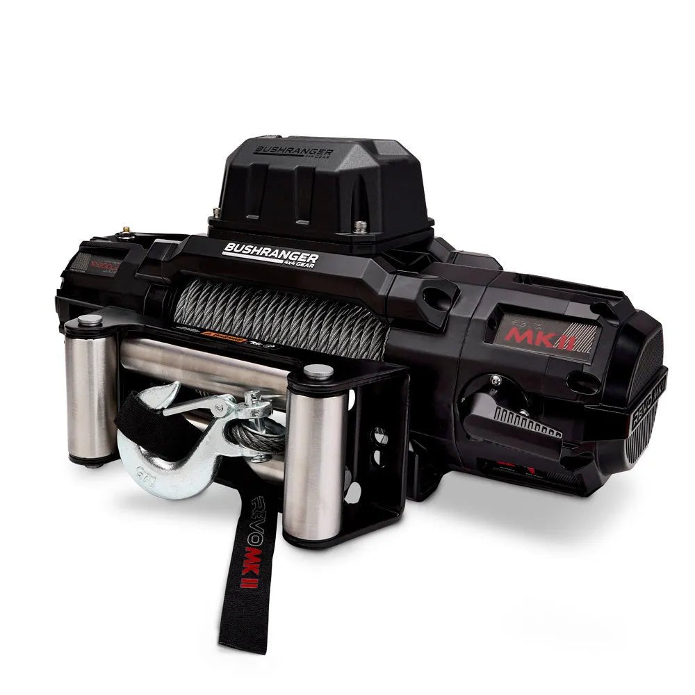 Treuil REVO 10S MKII 4 536 kg | Câble Acier ou Synthétique - Bushranger 4x4 Gear - BYD Shark 2024+