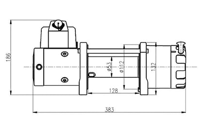 Treuil T-MAX ATW-6000 | 2720 Kg | 12V - Câble Plasma - BYD Shark 2024+