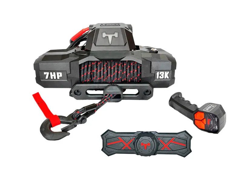 Treuil T-MAX EWI13000S TITAN FORCE VIEW | 5.9T | Câble Synthétique | 12V - BYD Shark 2024+