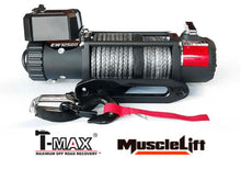 Treuil T-MAX Muscle Fit MW12500 | 5665 Kg | 12V | Cable Synthétique/Plasma - BYD Shark 2024+