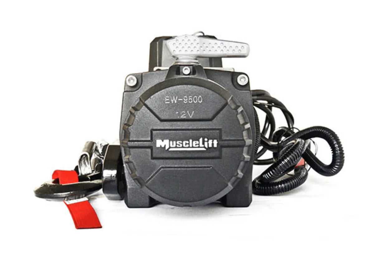 Treuil T-MAX Muscle Fit MW12500 | 5665 Kg | 12V | Cable Synthétique/Plasma - BYD Shark 2024+