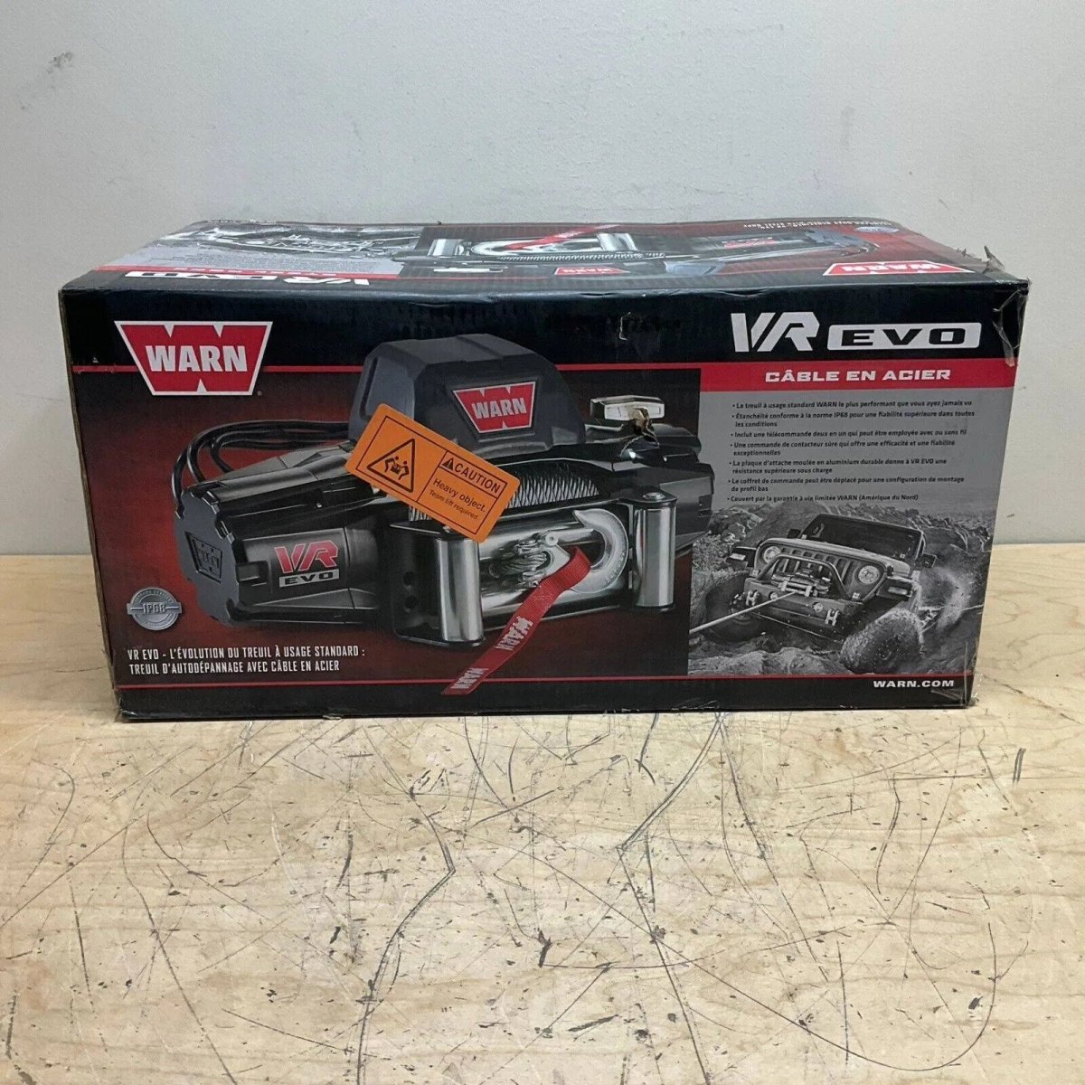 Treuil WARN VR-EVO 8 | 3.6 Tonnes | 12V | Câble Acier - BYD Shark 2024+